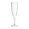 Crystal Disposable Plastic Champagne Flutes - 8 oz. (48 Glasses)